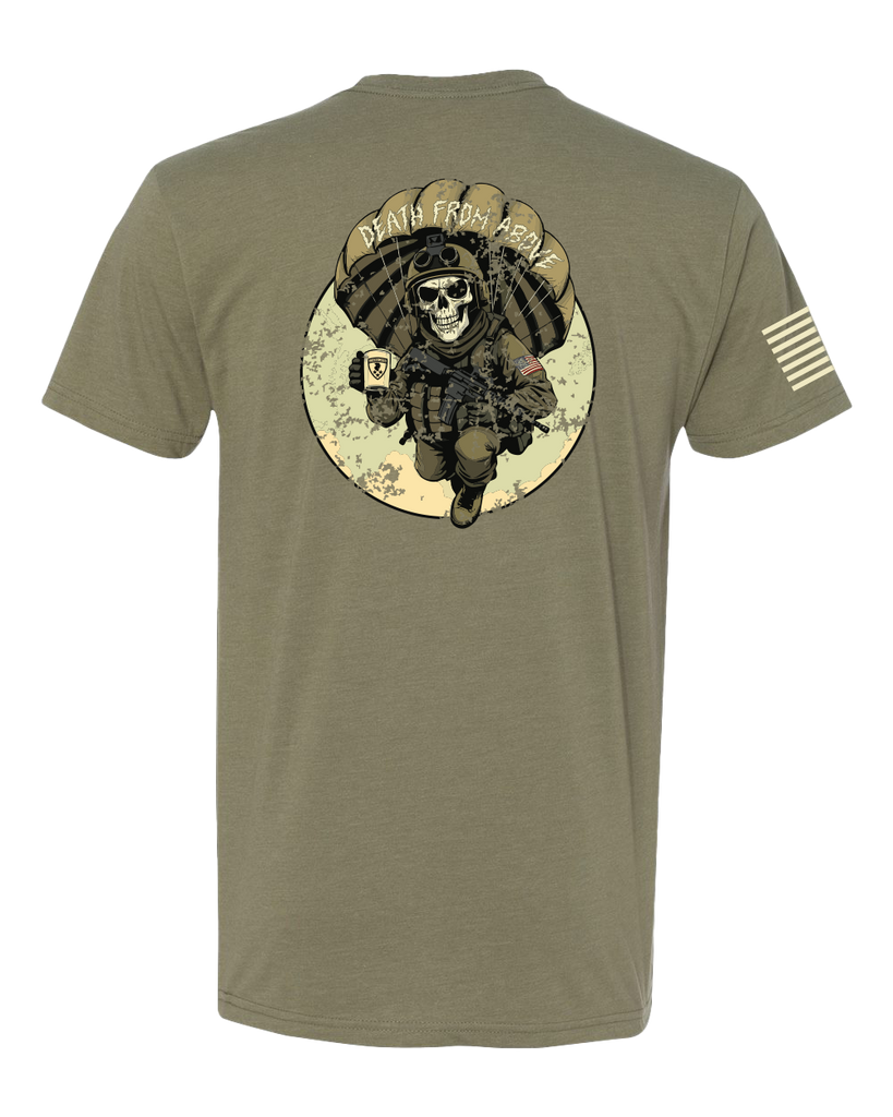 Death From Above T-Shirt - OD Green-0