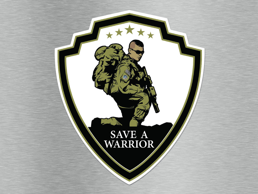 Save A Warrior™ Vinyl Decal-3