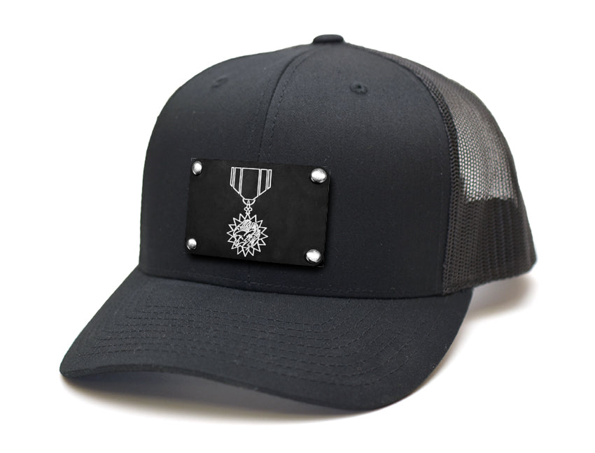 Milspin Snap-Back Velcro Hat + CURVED - Air Medal-0
